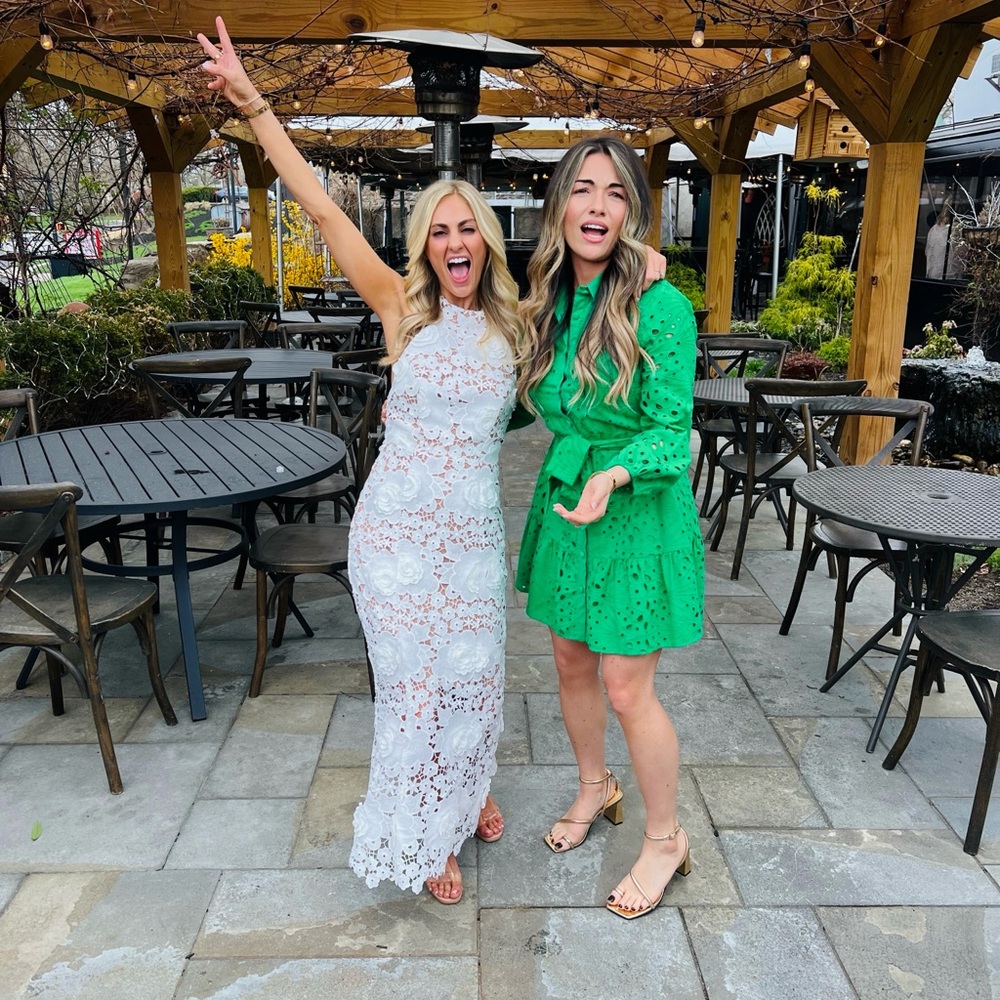 Elegant Green Lace Dress
